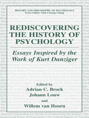 cover image of Rediscovering the History of Psychology